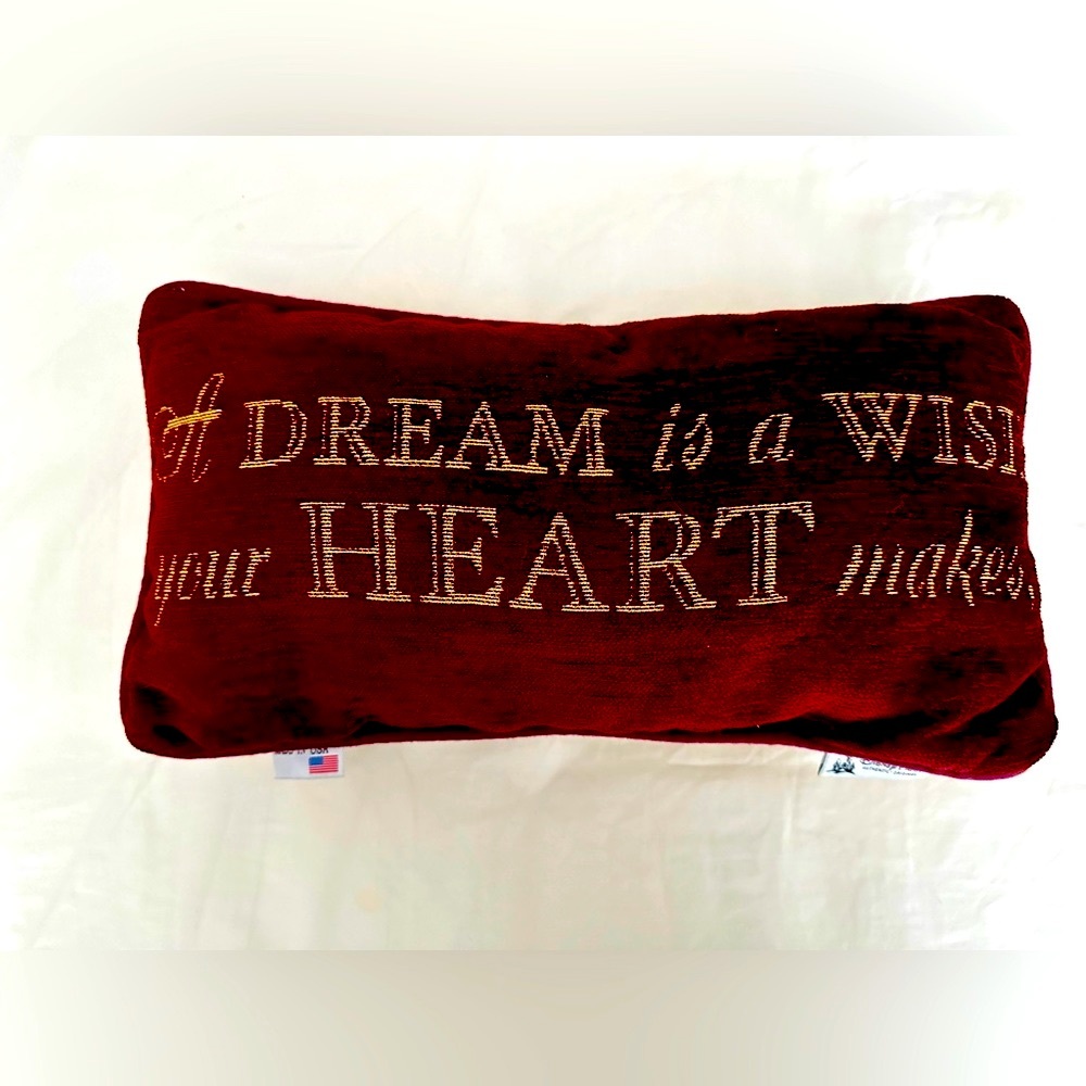 Disney Parks Cinderella - A Dream is a Wish your Heart Makes Accent Home Pillow